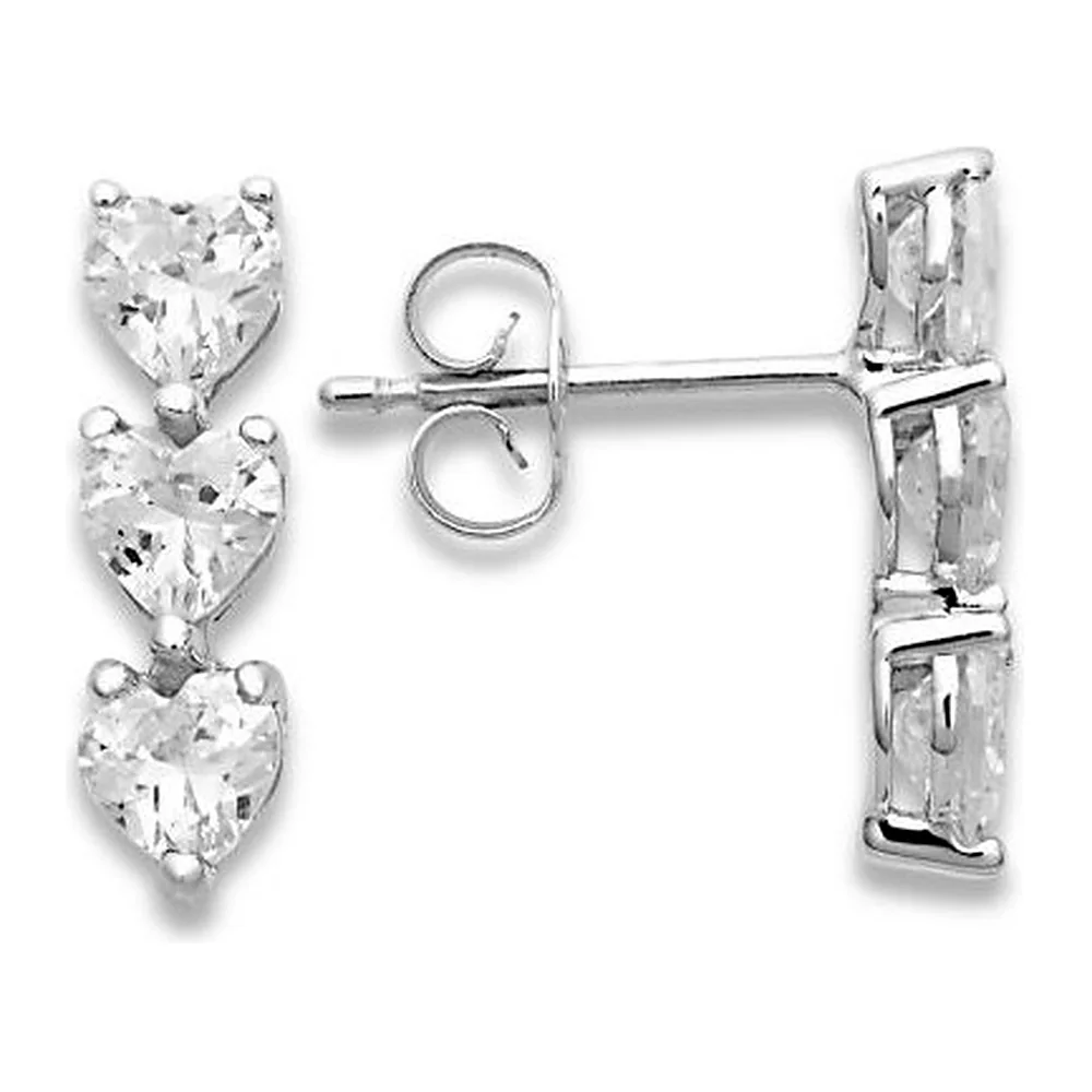 Orecchini Ambrosia trilogy cuore