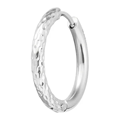 Orecchino Marlù cerchio 21mm trama diamantata
