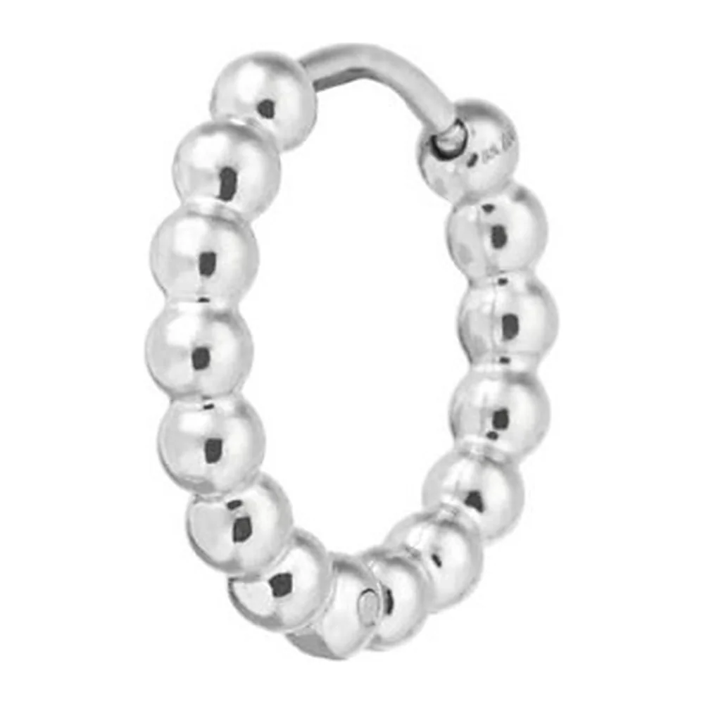 Orecchino Marlù cerchio 15mm trama sfere