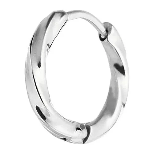 Orecchino Marlù cerchio 15mm trama ritorta