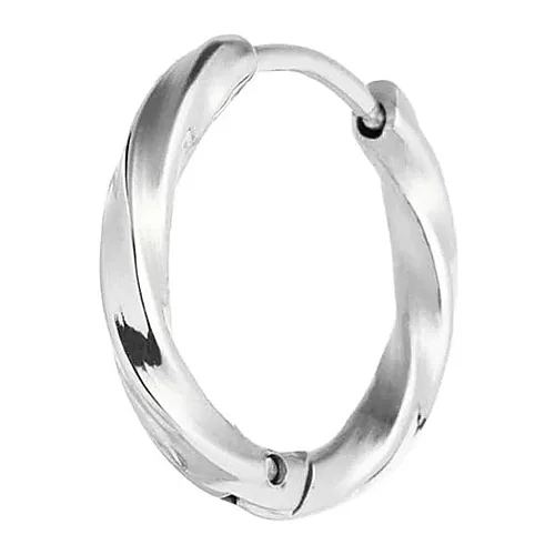 Orecchino Marlù cerchio 17mm trama ritorta