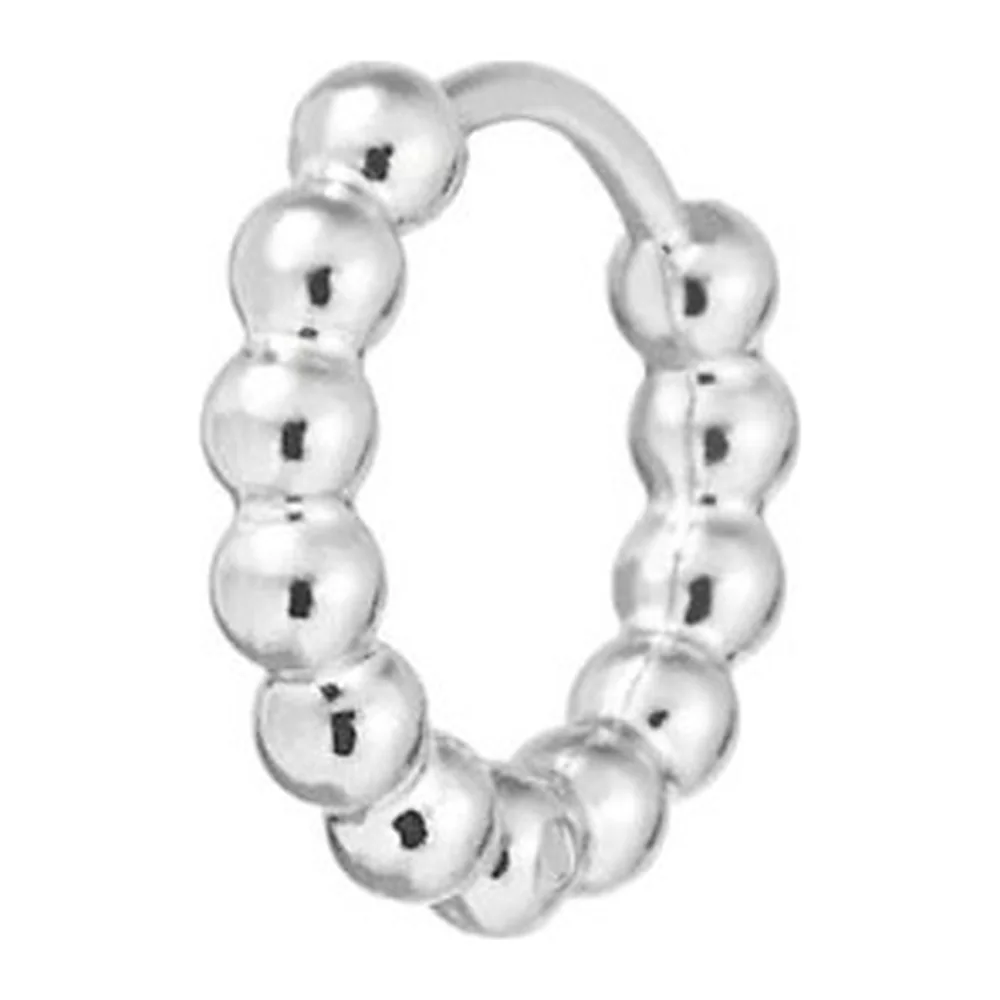 Orecchino Marlù cerchio 13mm trama sfere