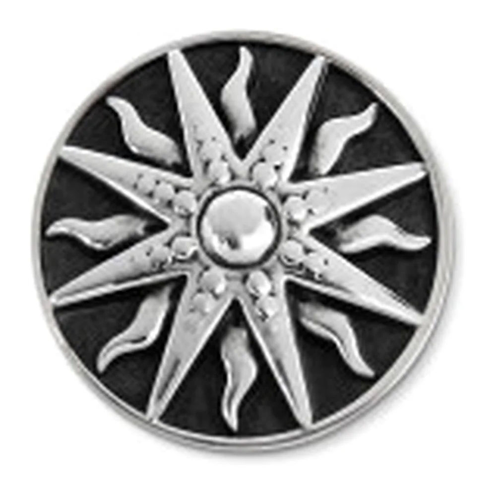 Piastrina tonda Marlù symbols sole