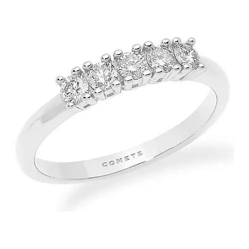 Anello Comete veretta 5 brillanti ct 0,35 ANB 2247