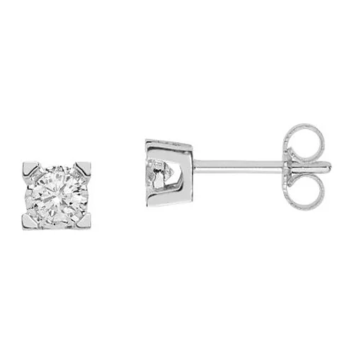 Orecchini Comete punto luce specchio ct 0,14 ORB 1006