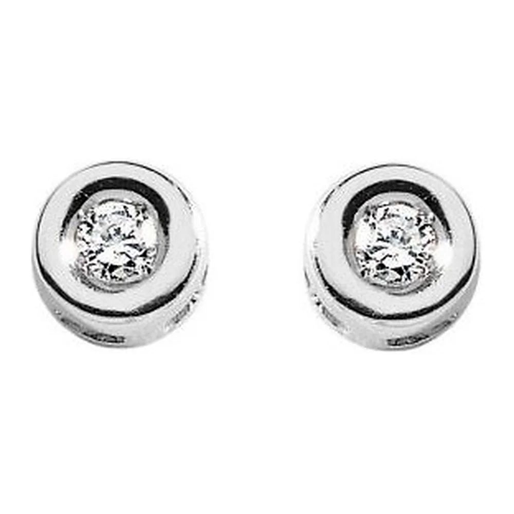 Orecchini Comete punto luce cipollina ct 0,08 ORB 902
