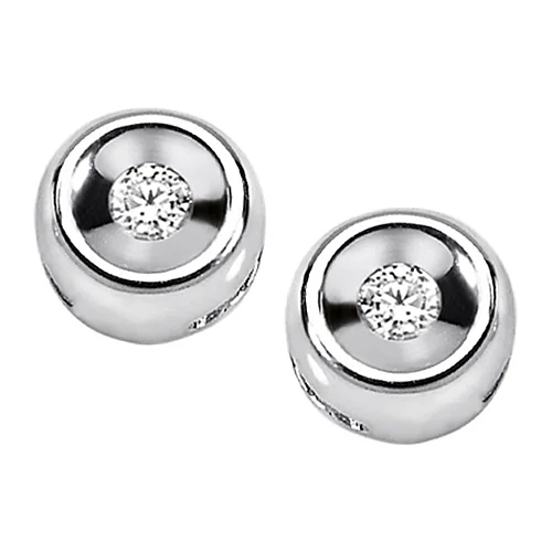 Orecchini Comete punto luce cipollina ct 0,08 ORB 902