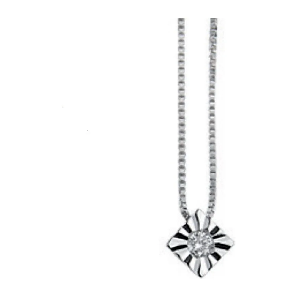 Girocollo Indiana punto luce rombo diamantato
