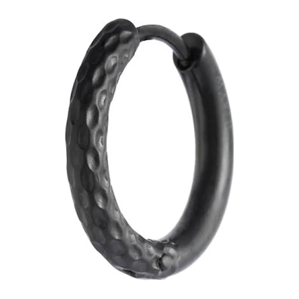 Orecchino Marlù cerchio 17mm trama diamantata