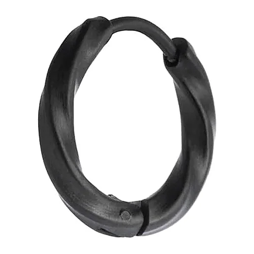 Orecchino Marlù cerchio 15mm trama ritorta