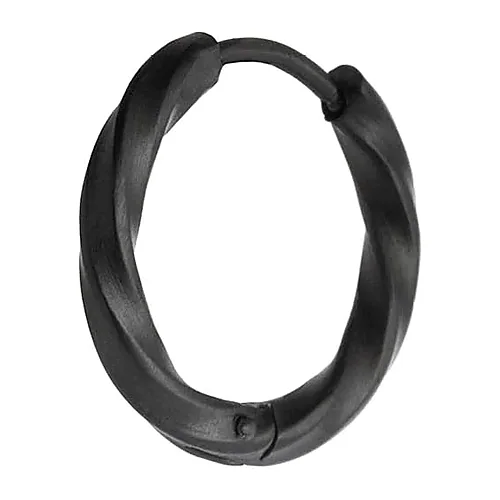 Orecchino Marlù cerchio 17mm trama ritorta