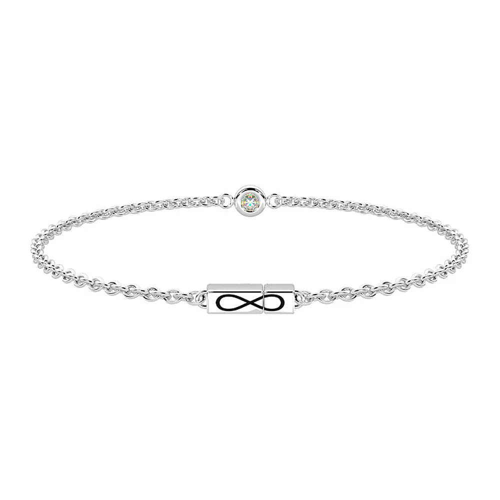 Bracciale Kidult Infinity punto luce