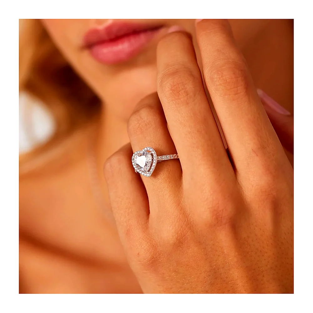 Anello Fancy zircone cuore — foto 2