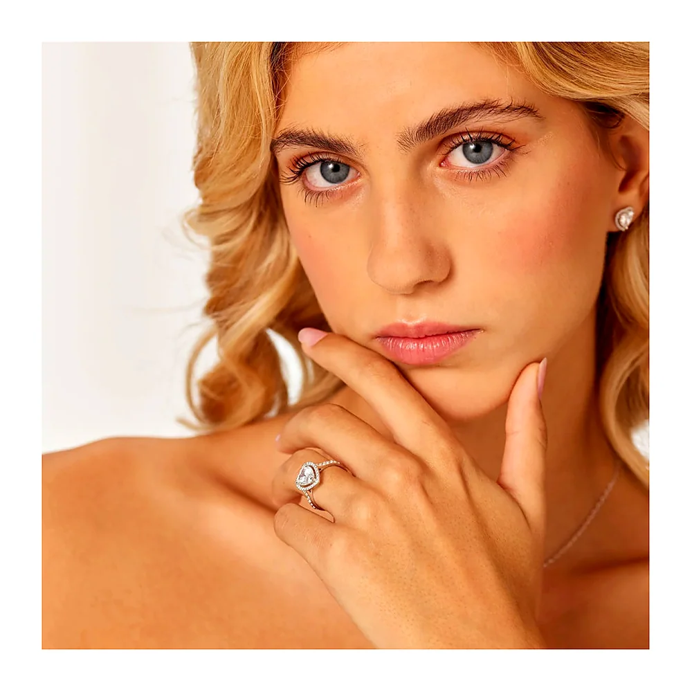 Anello Fancy zircone cuore — foto 3