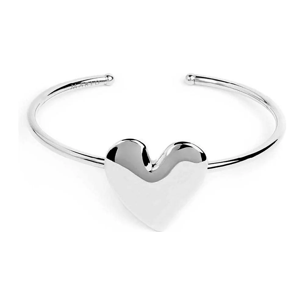 Bracciale Marlù rigido con cuore irregolare