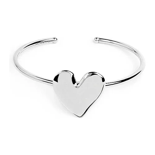 Bracciale Marlù rigido con cuore irregolare