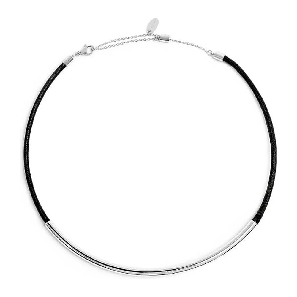 Collier Marlù cordino tubolare centrale — foto 3