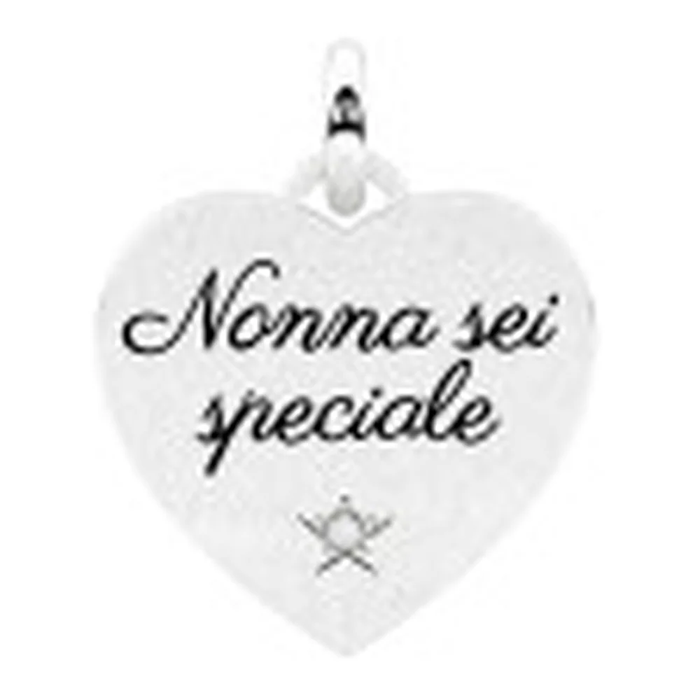 Charm Kidult Family nonna cuore 15mm