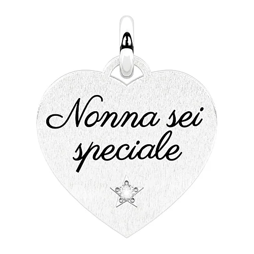 Charm Kidult Family nonna cuore 15mm
