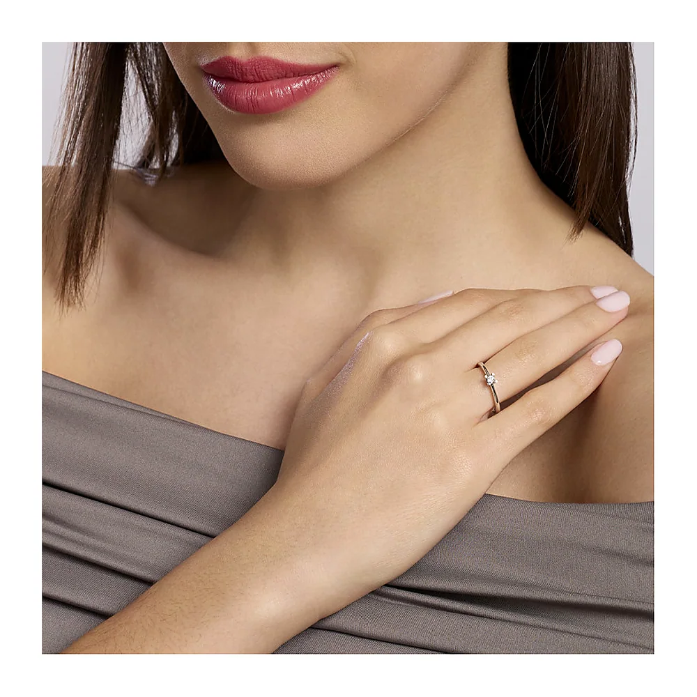 Anello Mabina My Diamond solitario 4 griffe 0,08 — foto 3