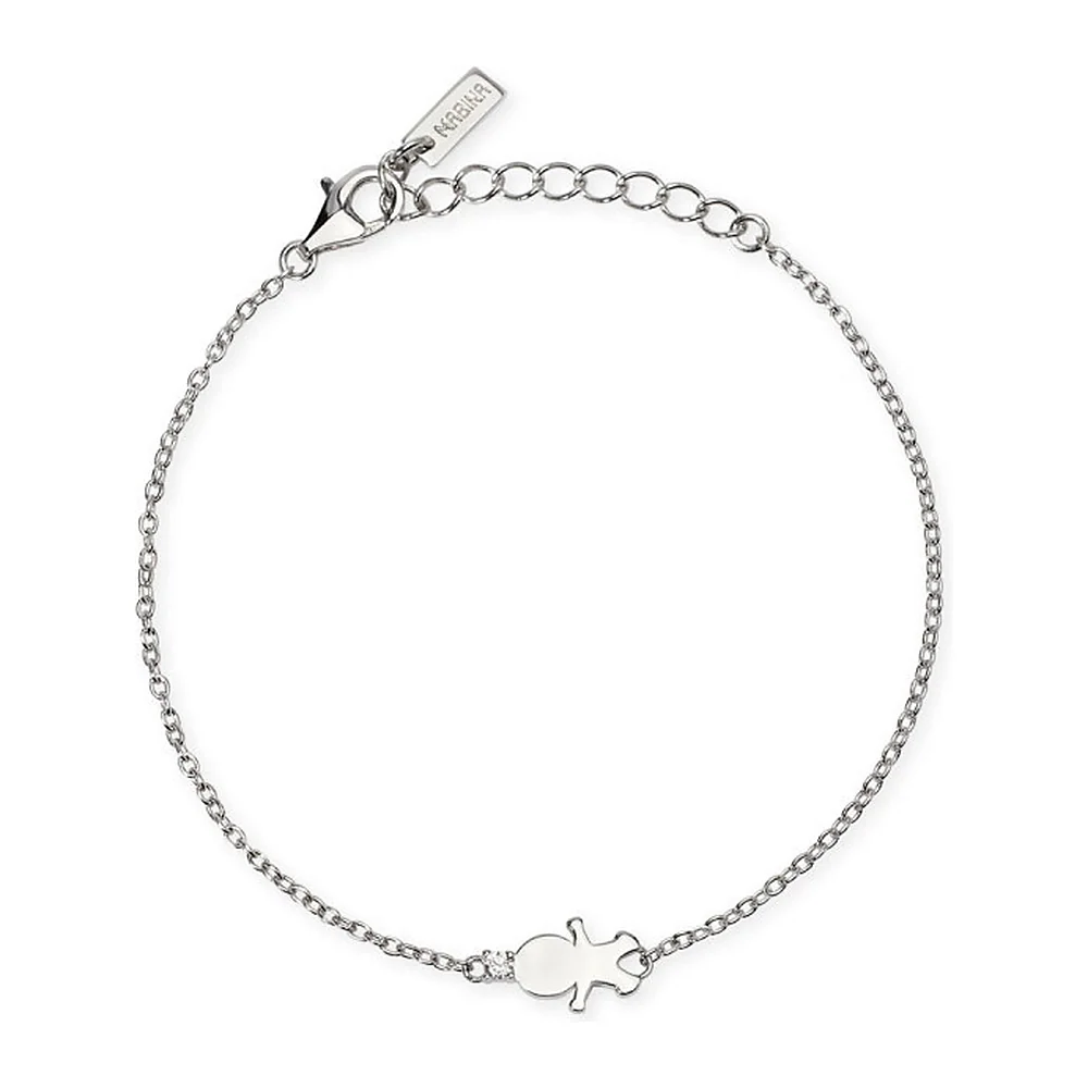 Bracciale Mabina My Diamond simbolo bimbo