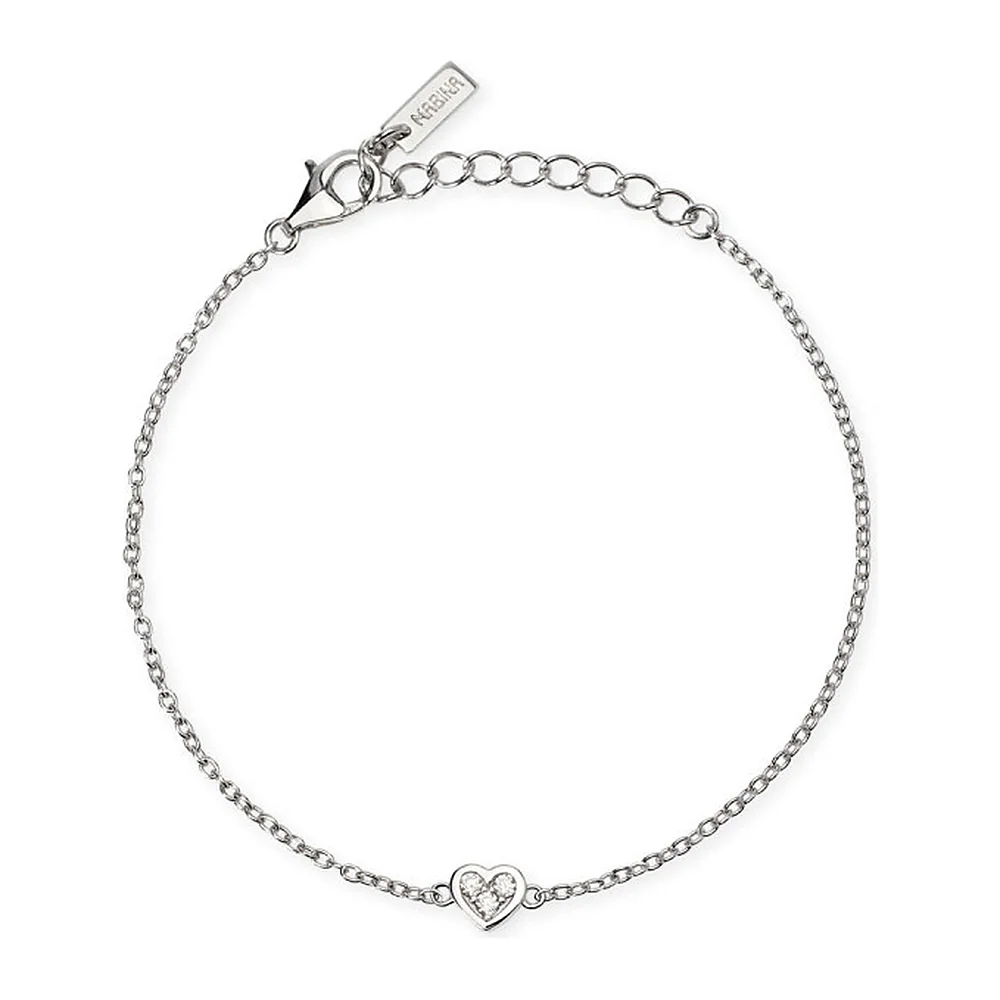 Bracciale Mabina My Diamond simbolo cuore