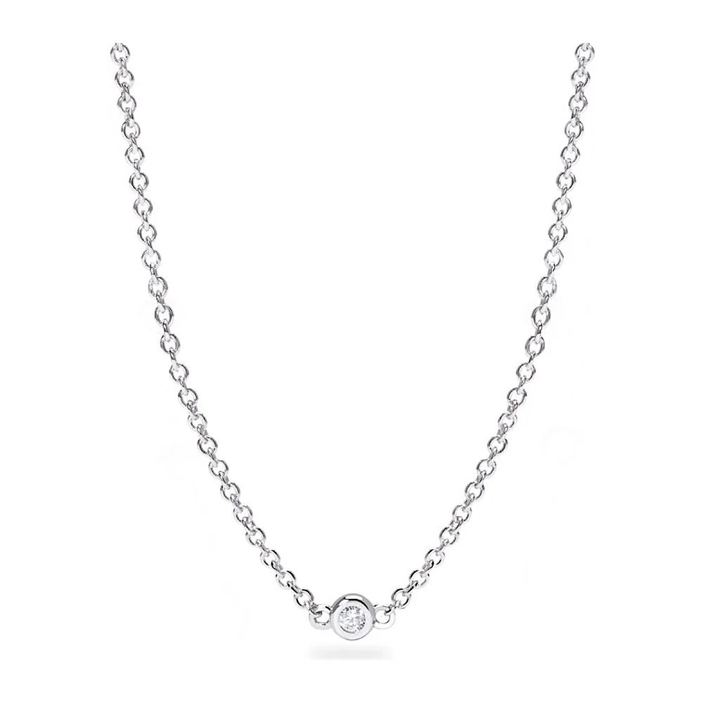 Collier Mabina My Diamond punto luce cipollina 0,03