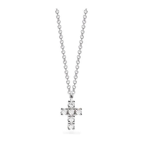 Girocollo Mabina My Diamond simbolo croce 0,16