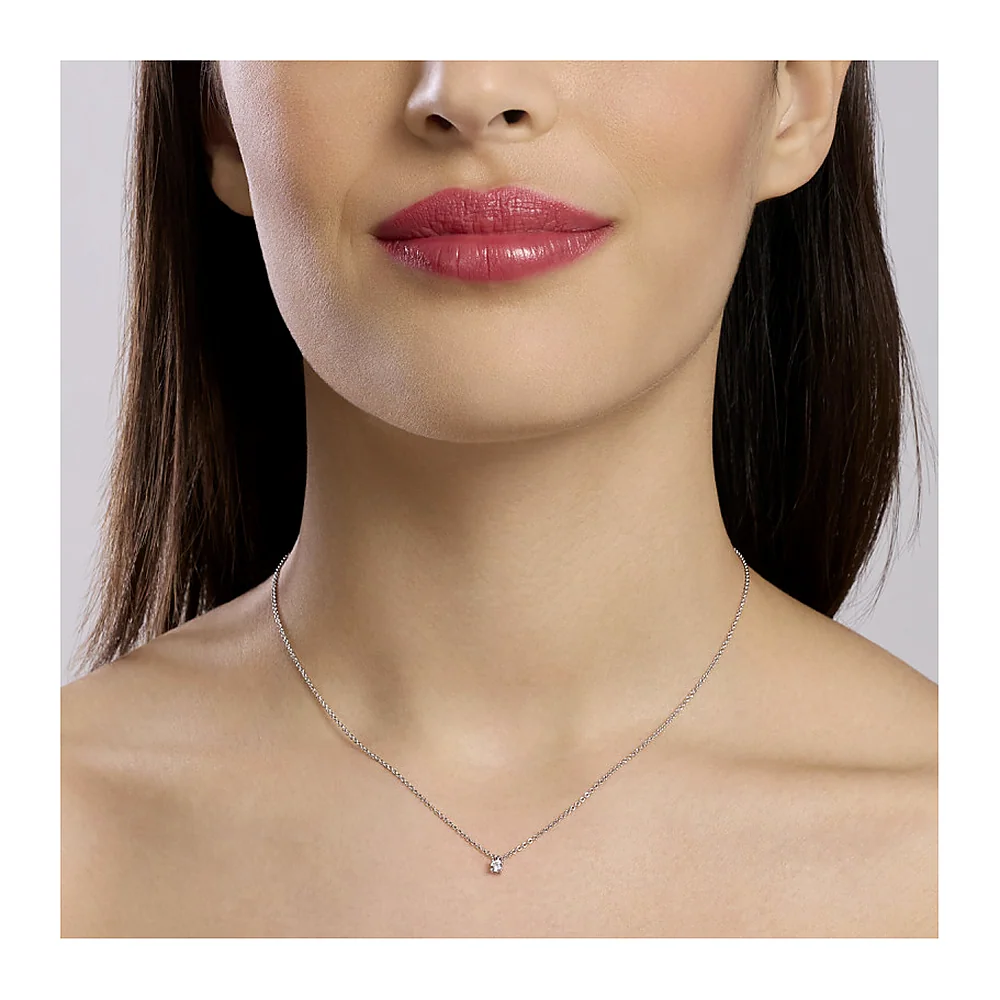 Girocollo Mabina My Diamond punto luce 4 griffe0,10 — foto 2