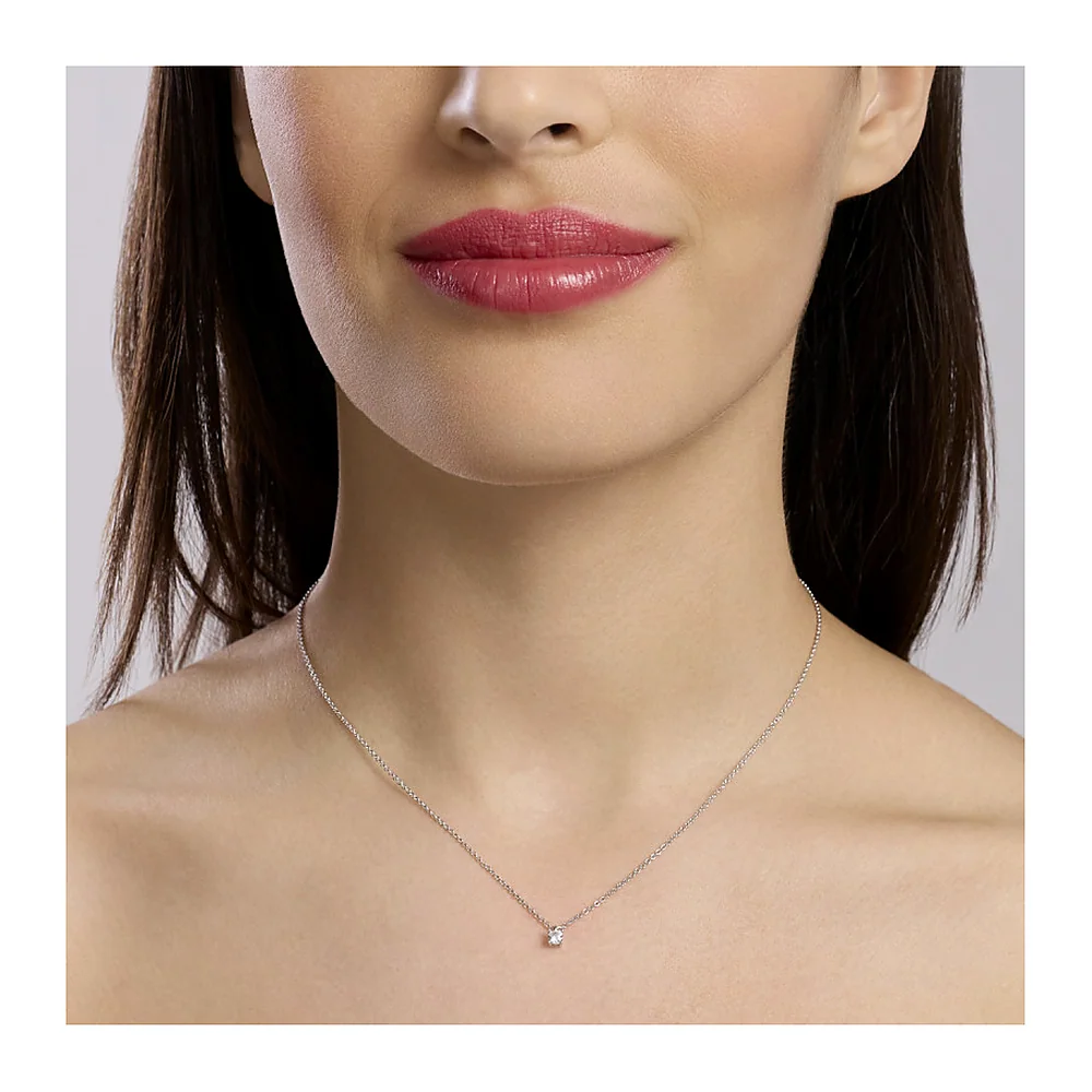 Girocollo Mabina My Diamond punto luce 4 griffe0,17 — foto 2