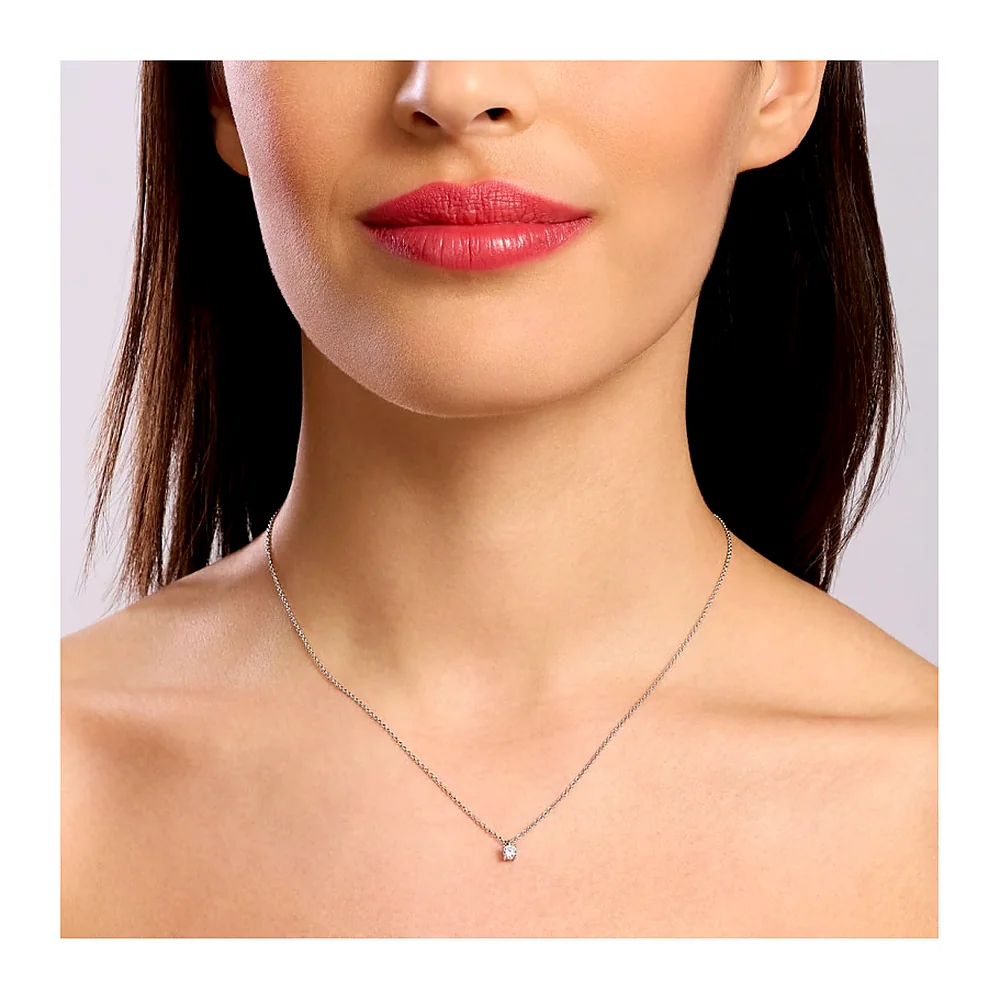 Girocollo Mabina My Diamond punto luce 4 griffe 0,20 — foto 3
