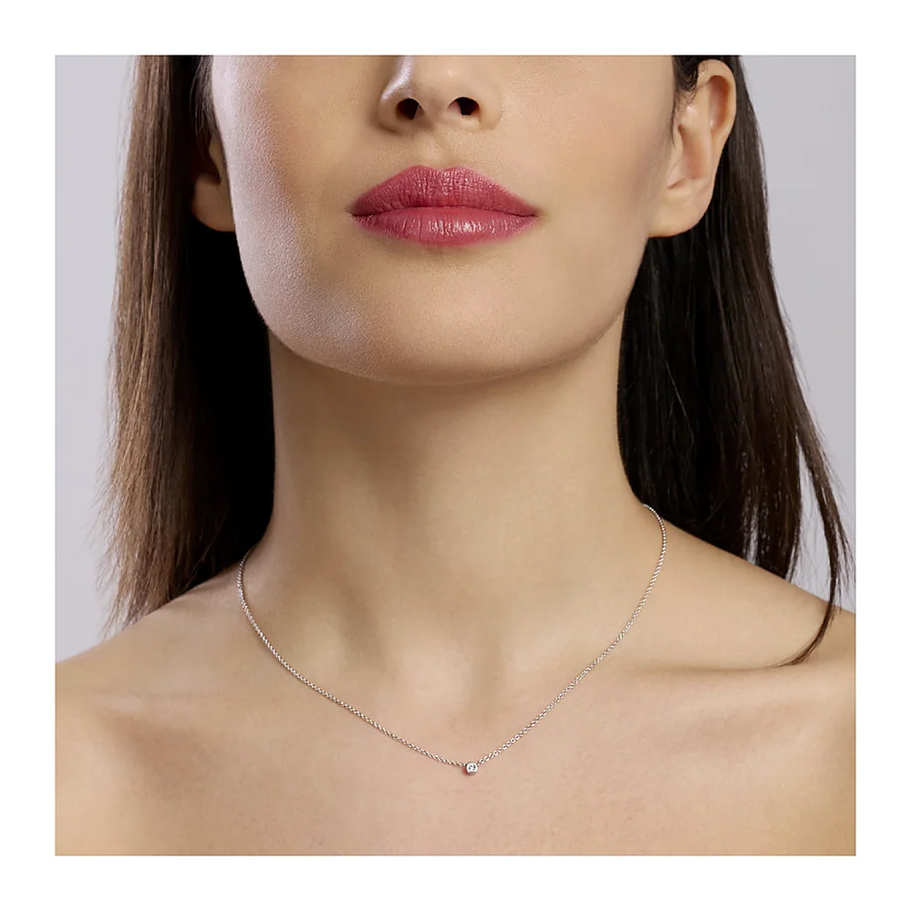Girocollo Mabina My Diamond punto luce cipollina 0,04 — foto 2
