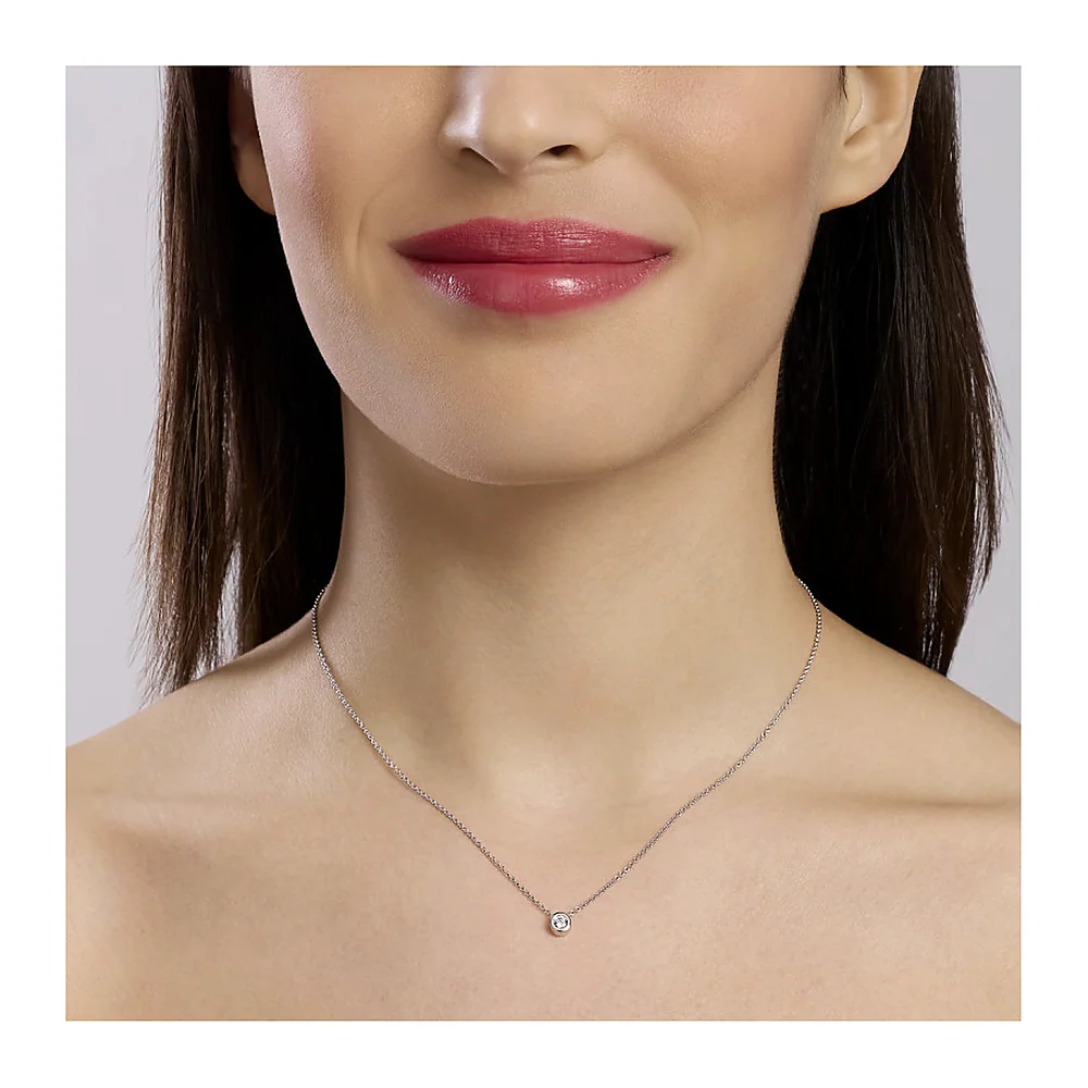 Girocollo Mabina My Diamond punto luce cipollina 0,14 — foto 2