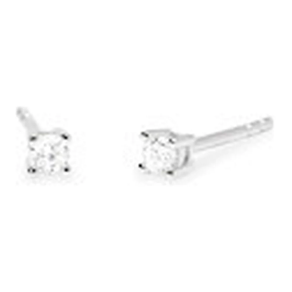 Orecchini Mabina My Diamond punto luce 4 griffe 0,12