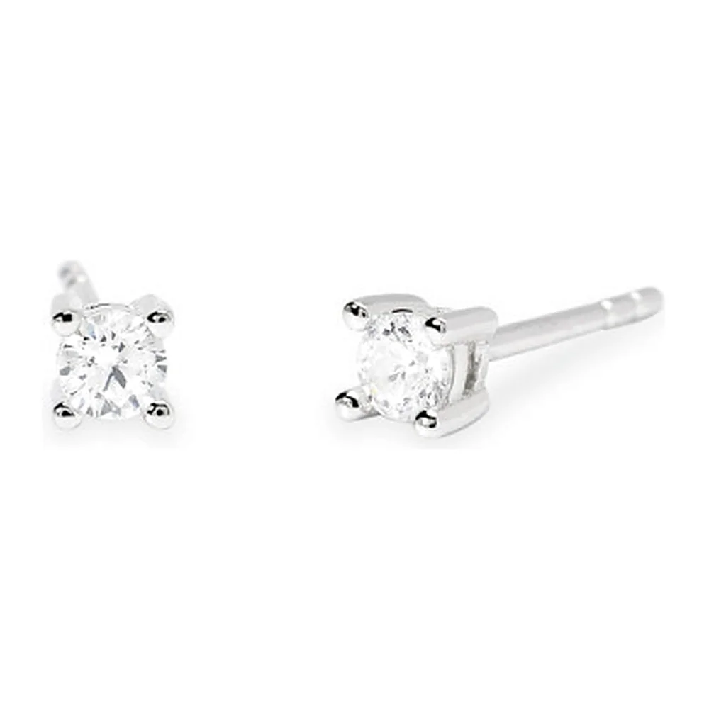 Orecchini Mabina My Diamond punto luce 4 griffe 0,20