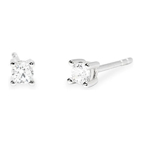 Orecchini Mabina My Diamond punto luce 4 griffe 0,20