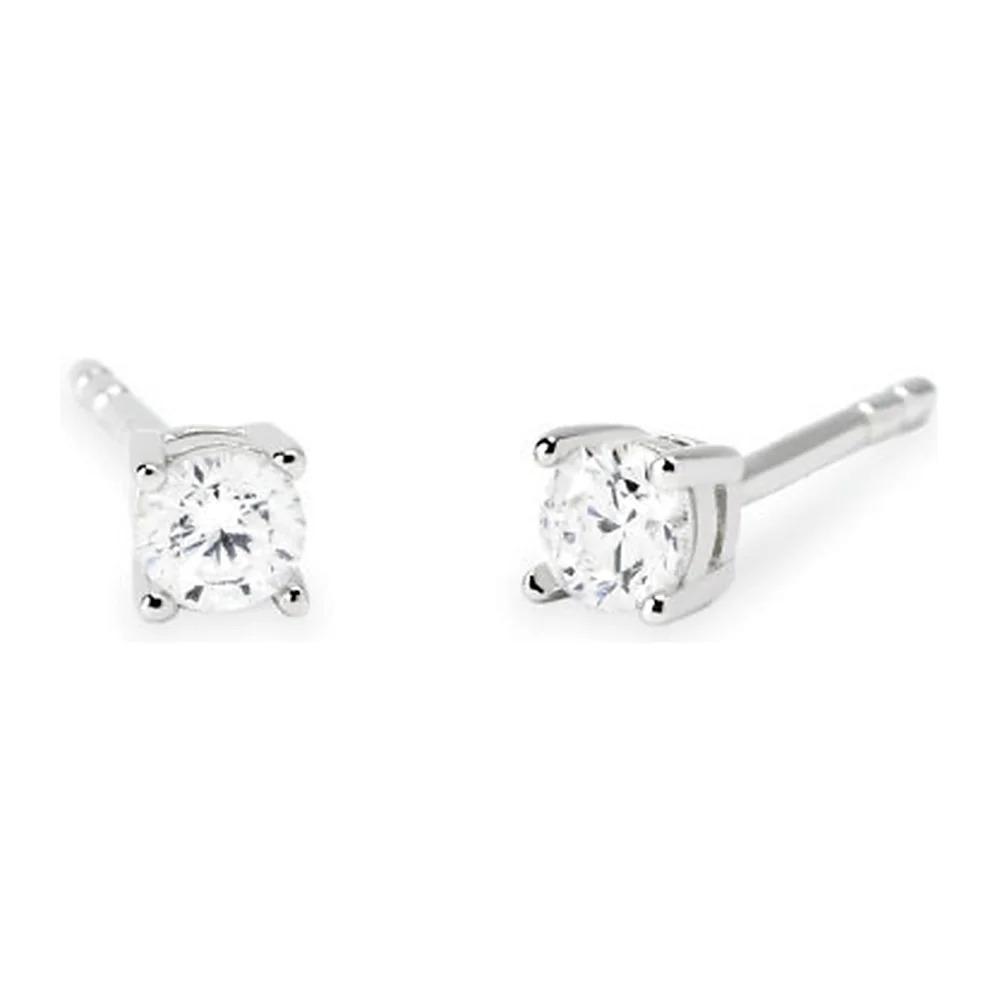 Orecchini Mabina My Diamond punto luce 4 griffe 0,29