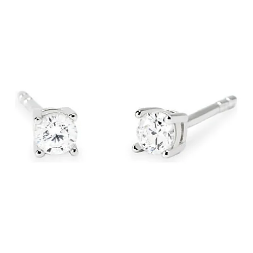 Orecchini Mabina My Diamond punto luce 4 griffe 0,29