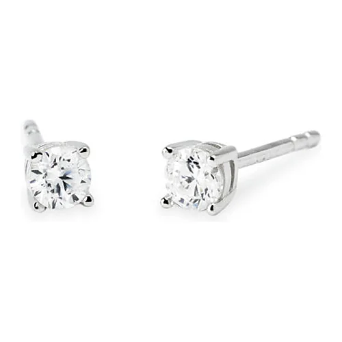 Orecchini Mabina My Diamond punto luce 4 griffe 0,36