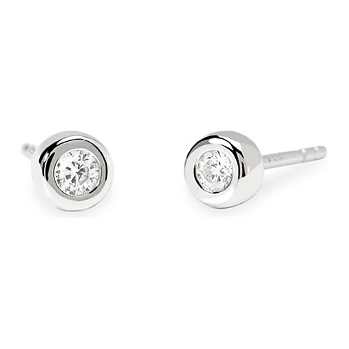 Orecchini Mabina My Diamond punto luce cipollina 0,11