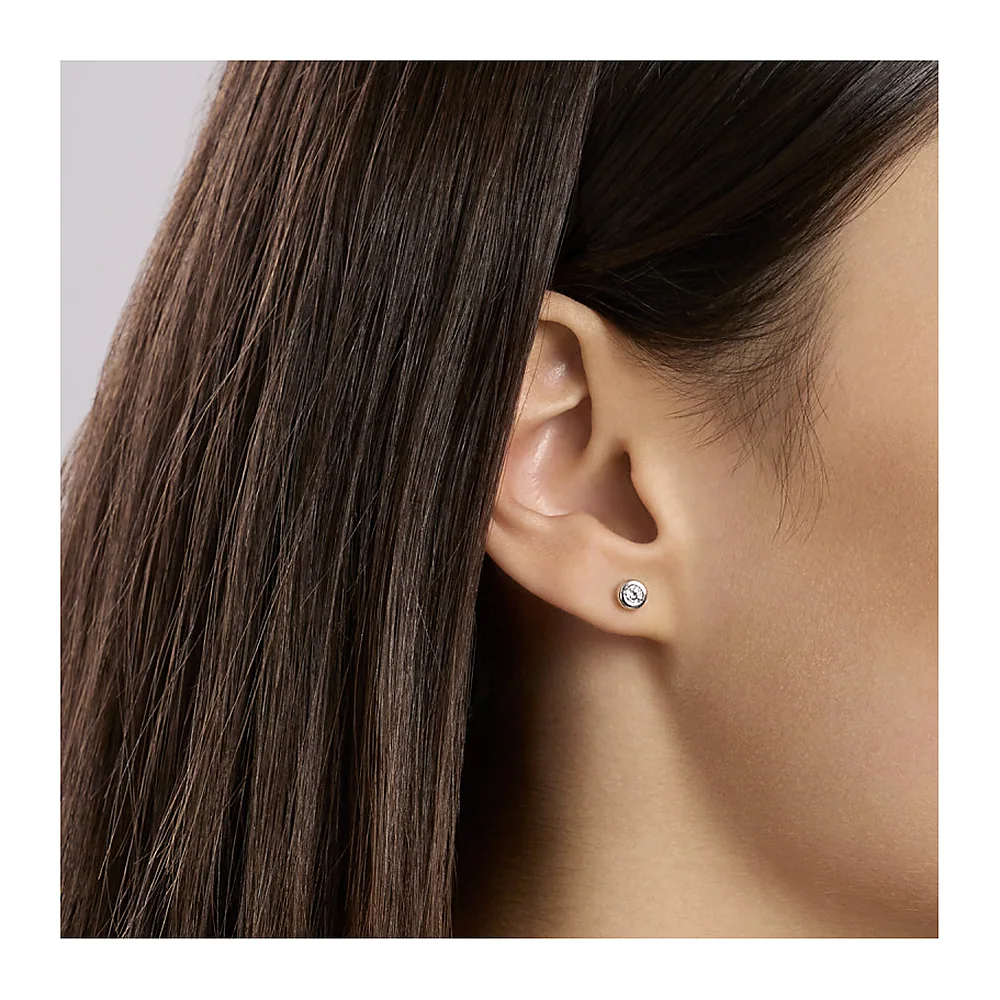 Orecchini Mabina My Diamond punto luce cipollina 0,18 — foto 2