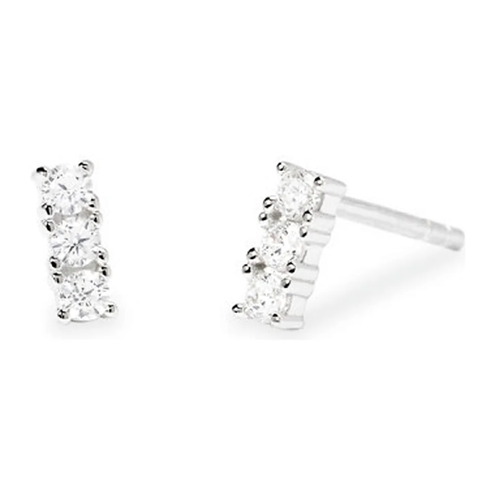 Orecchini Mabina My Diamond trilogy 4 griffe 0,08