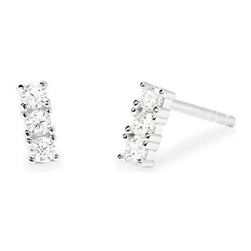Orecchini Mabina My Diamond trilogy 4 griffe 0,08
