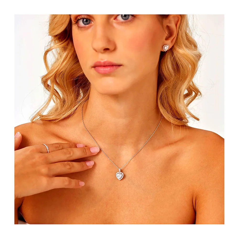 Charm Fancy cuore zirconi — foto 3
