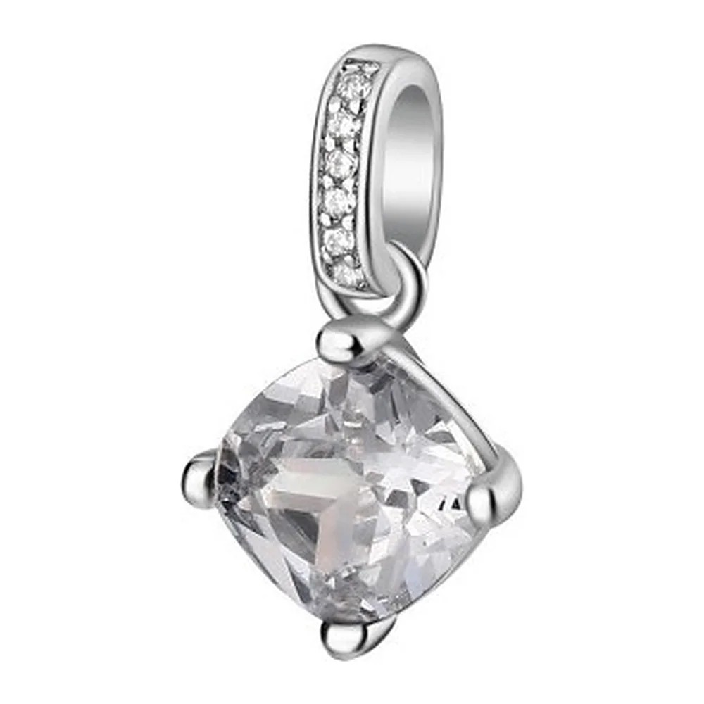 Charm Fancy punto luce zircone cushion