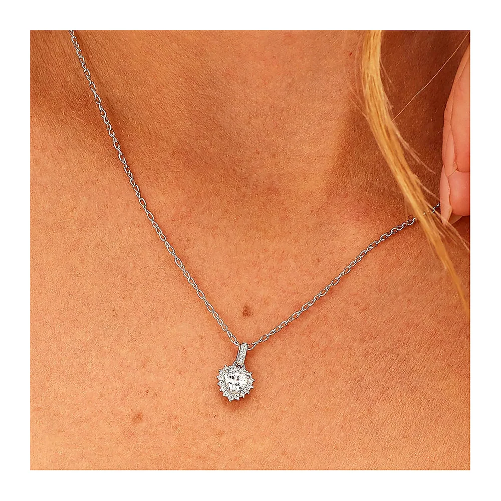 Charm Fancy cuore zirconi — foto 2