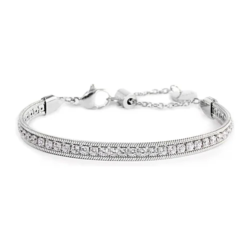 Bracciale Marlù tennis snake quadrato