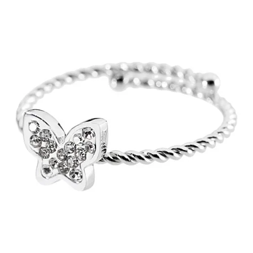 Anello Marlù Symbols farfalla cristalli
