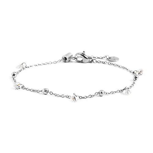 Bracciale Marlù maglia cutting cross zirconi