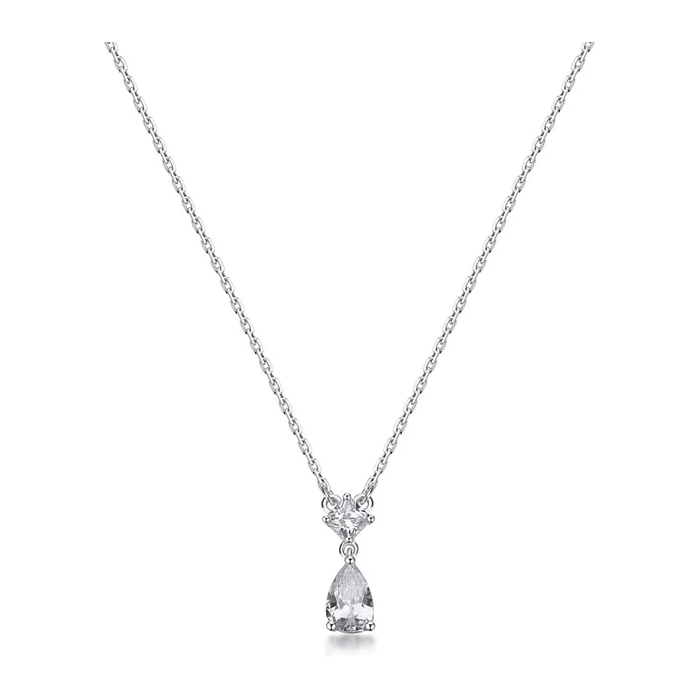 Girocollo Fancy maglia rolò zircone goccia